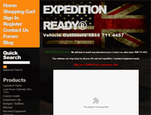 Tablet Screenshot of expeditionready.net